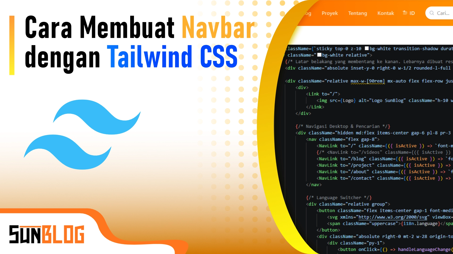 Thumbnail for Cara Membuat Navbar dengan Tailwind